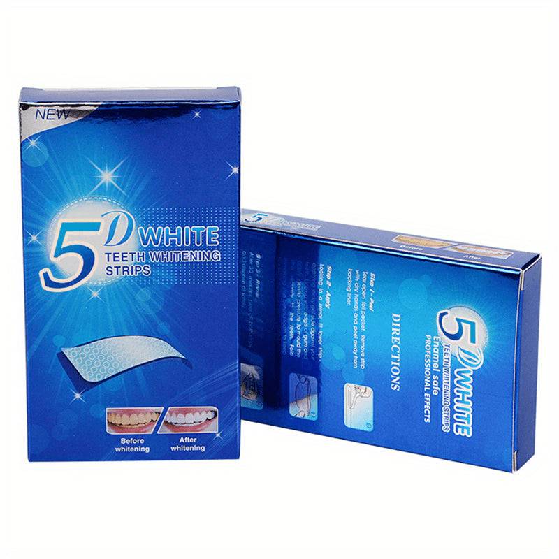 Benzi de albire dentară, benzi pentru denti fără sensibilitate, ajută la înlăturarea petelor de la fumat, cafea, suc și vin 2 Boxes/14 Pairs