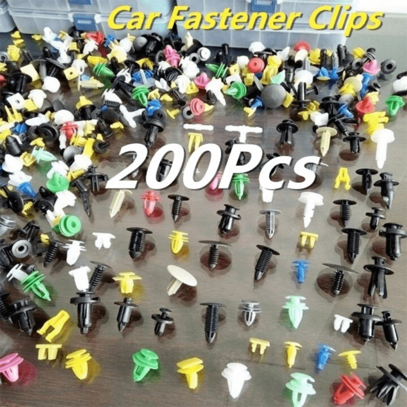 Set 50/100/200 buc clame universale de plastic pentru bara, ușa, panoul de fixare al mașinii