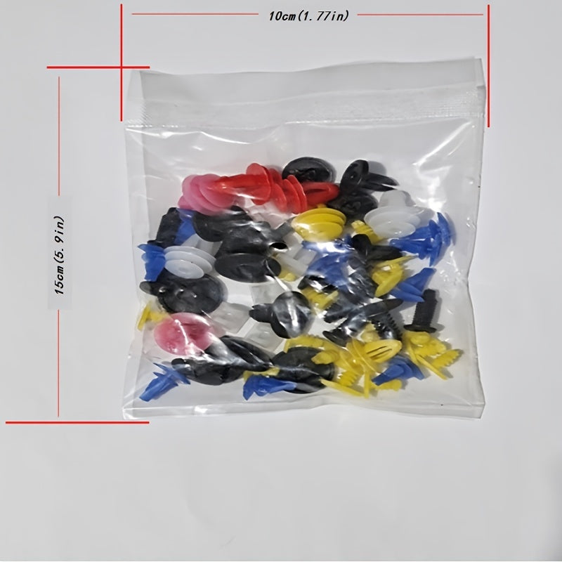 Set 50/100/200 buc clame universale de plastic pentru bara, ușa, panoul de fixare al mașinii