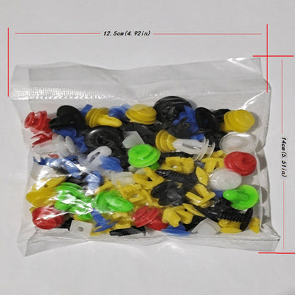 Set 50/100/200 buc clame universale de plastic pentru bara, ușa, panoul de fixare al mașinii