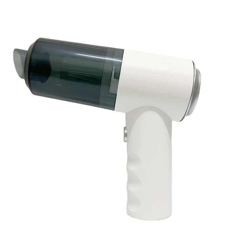 Aspirator de mână puternic, mic, wireless, cu aspirație puternică pentru acasă, mașină și curățare pe birou White